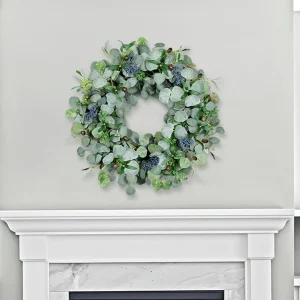 20" Green Handmade  Eucalyptus Wreath