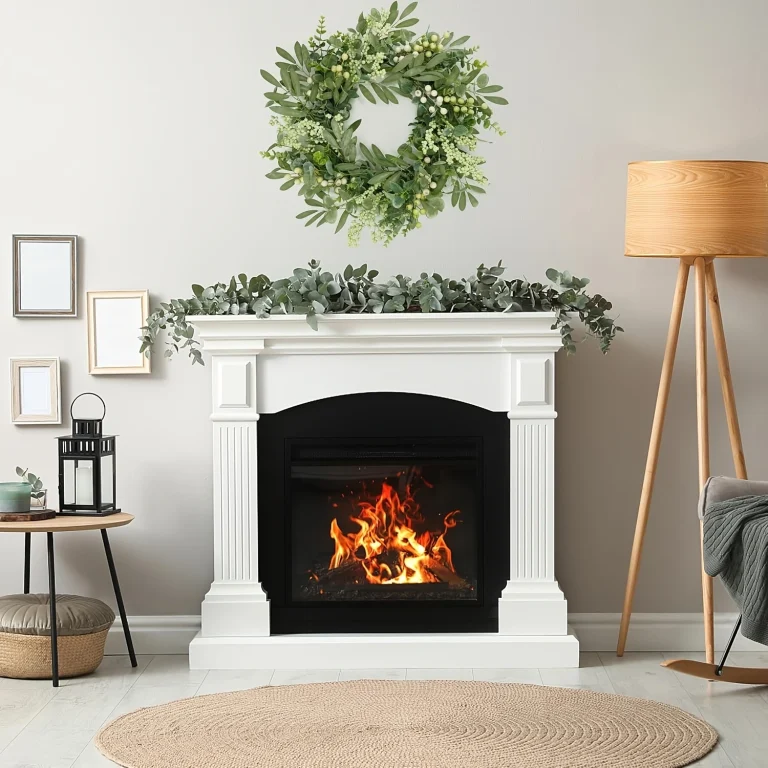 How to Hang Garland on Your Mantel and Stairs