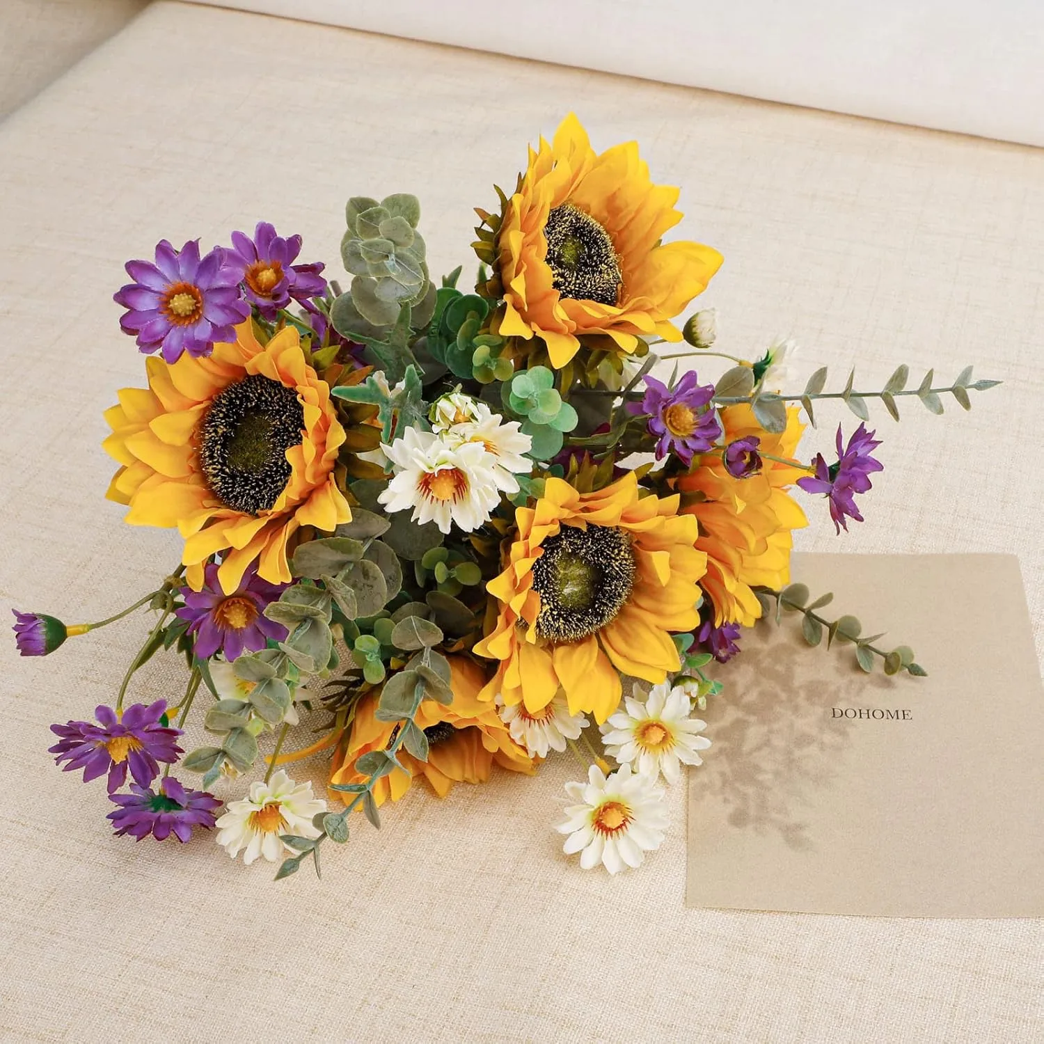 81yCWe-4yML._AC_SL1500_.webp Artificial Sunflowers Fake Cemetery Flowers for Grave Bouquet