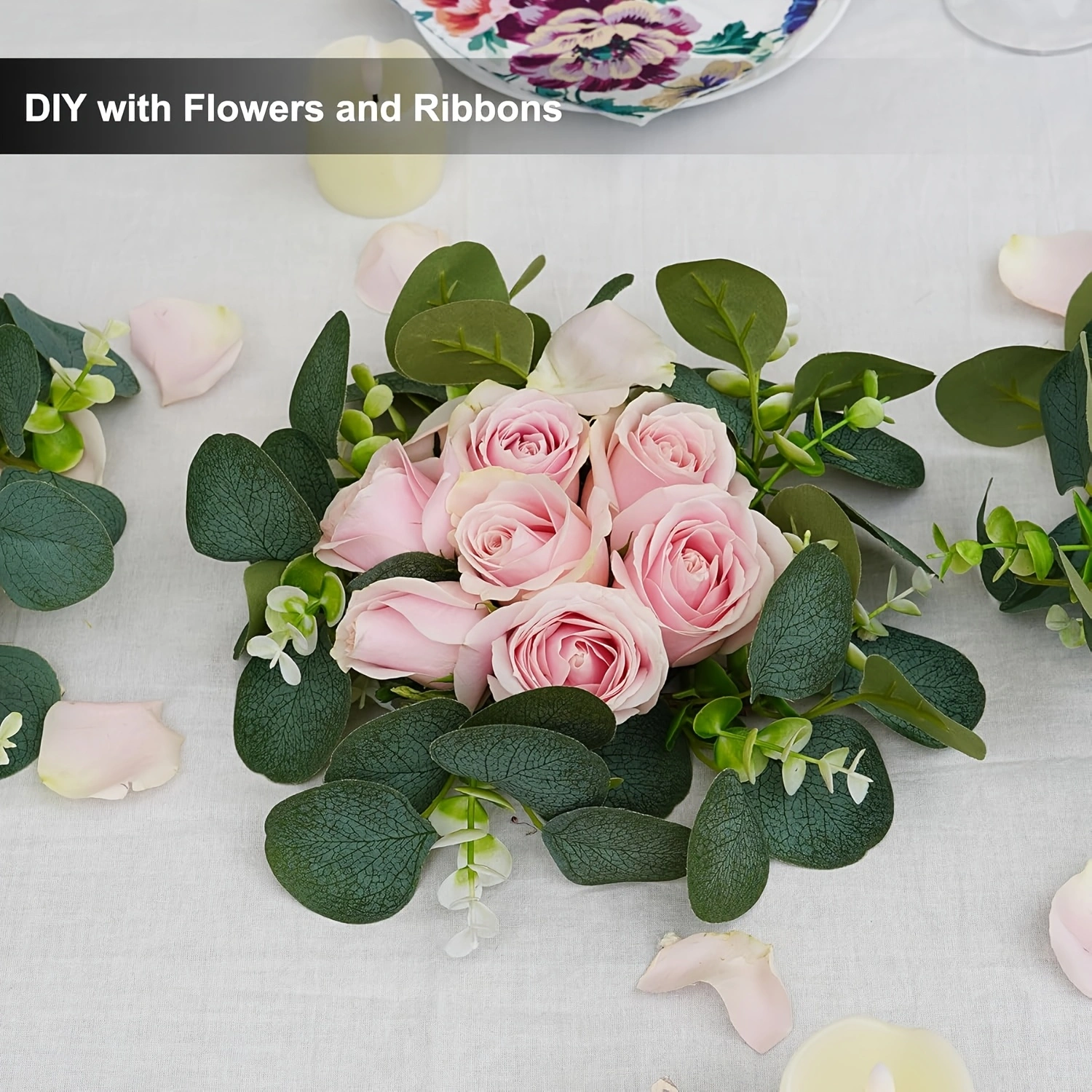 92e9b58c-991d-4c59-b23d-c163c0779126.webp 10pcs Plastic Artificial Eucalyptus Leaf Boho Style Candle Rings