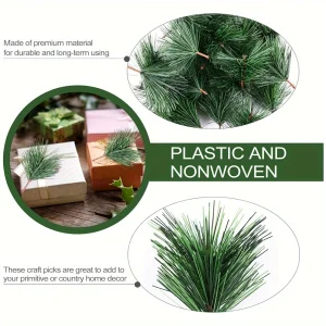 12pcs Artificial Pine Needle Branches