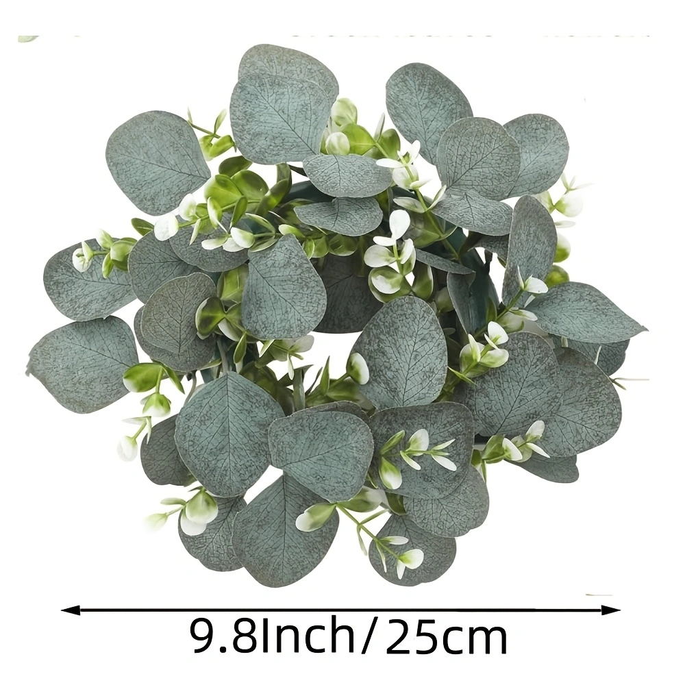 b5ddf614-8b54-4553-be60-548bbf8d3d95.webp 10pcs Plastic Artificial Eucalyptus Leaf Boho Style Candle Rings