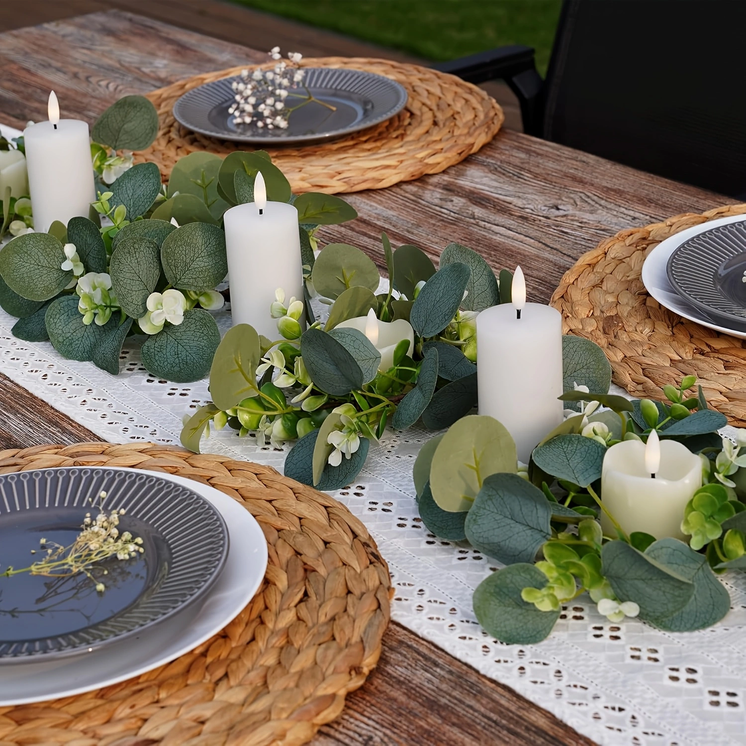 bf4edada-5128-43c4-9ef5-a028444d6238.webp 10pcs Plastic Artificial Eucalyptus Leaf Boho Style Candle Rings