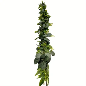 6.4ft Artificial Eucalyptus & Grape Leaf Garland