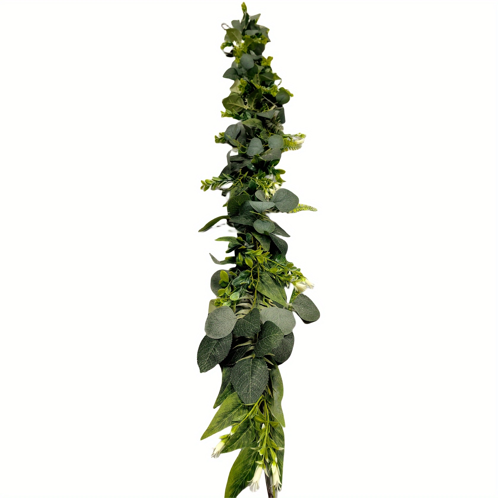 6.4ft Artificial Eucalyptus & Grape Leaf Garland