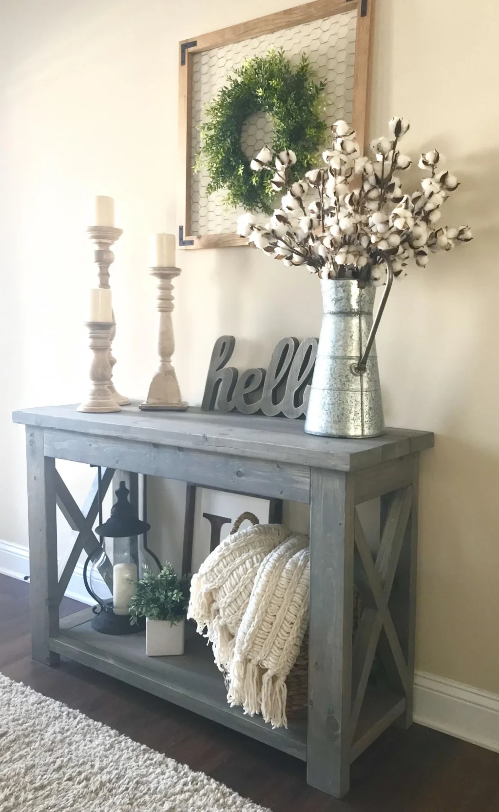 How to Style Candle Rings on Console Tables 2