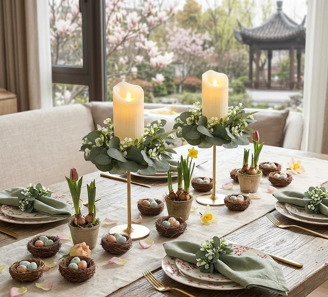 How to Style Candle Rings on Console Tables 4