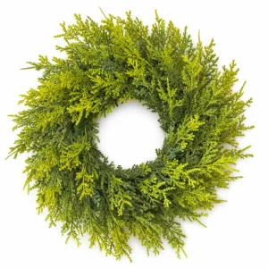 Artificial Greenery Wreath for Front Door and Wall Decor