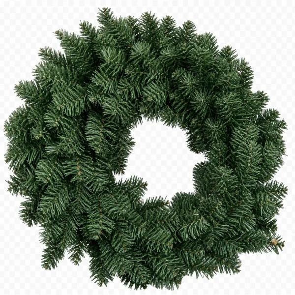 Plain Green Pine Wreath Base