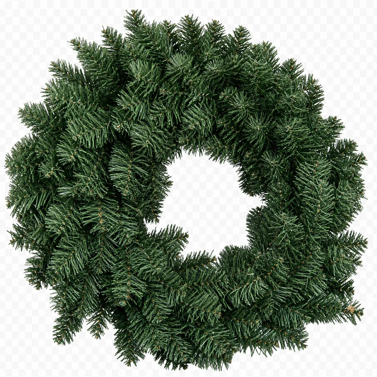 Plain Green Pine Wreath Base Plain Green Pine Wreath Base